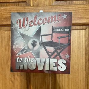 Canvas art print movies